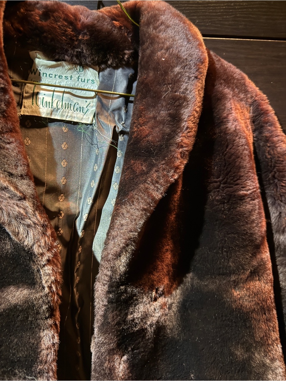 Vintage Brown Fur Jacket - Picture 2 of 5